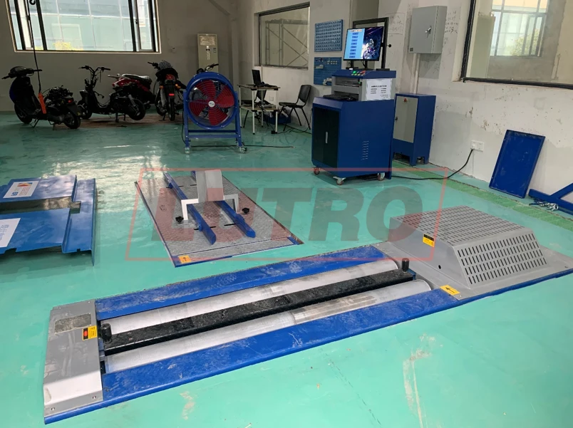 750kg Double- Roller Dynamometer Motorcycle Chassis Dyno Equipment Motorcycle Dynamometer