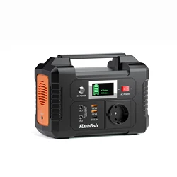 Free Shipping  200W Rechargeable Battery Solar Generator Outdoor Camp Energy System Electric Supply Portable Power Station