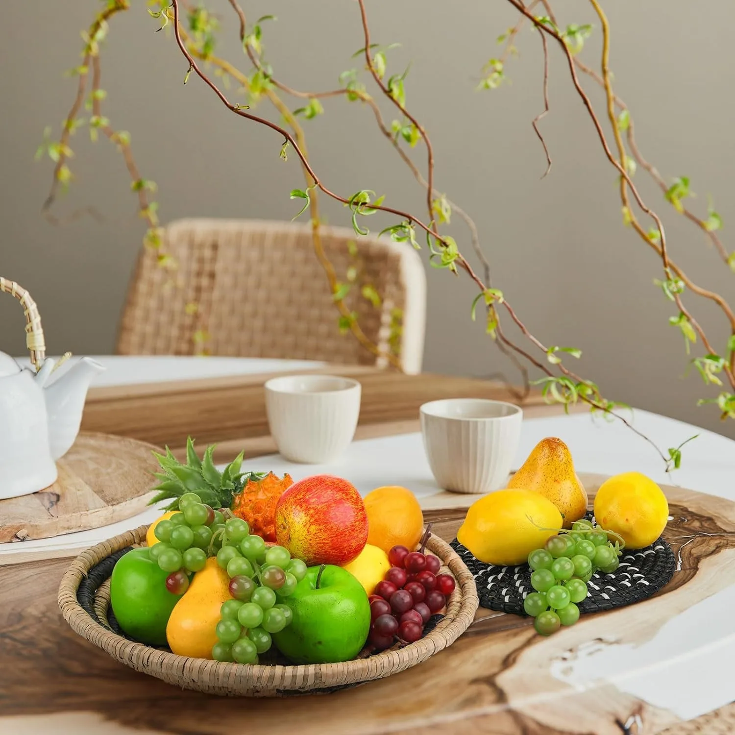 Alibaba Best Sellers Handicraft Wall Hanging Eco-Friendly Rattan Decoration for Your House Made in Vietnam Green Home Design