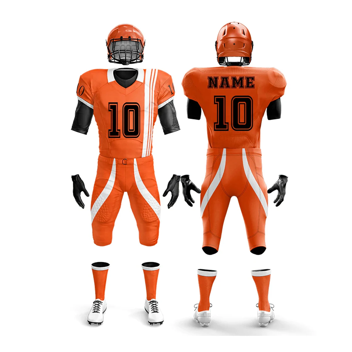 New Best American Football Uniform Set Fully Customized American Football Jersey Rugby Hot Men American Football Uniforms