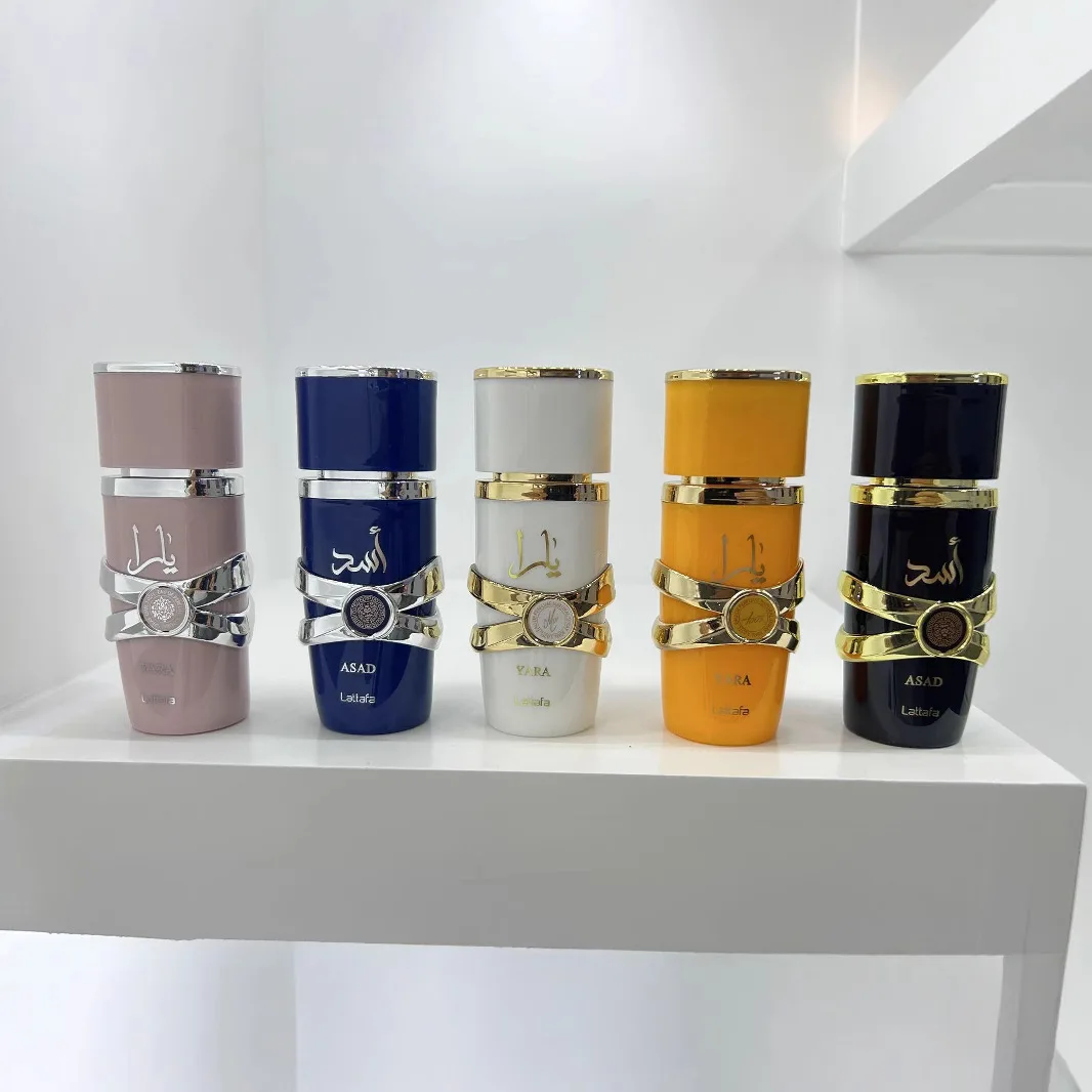 Wholesale sale of 30ML Red, white, blue, yellow and black Arabian Perfume Set box long-lasting Fragrant body spray