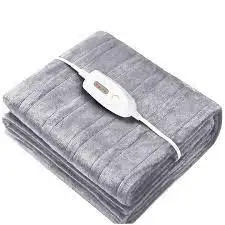 Electric Blanket Soft Fleece Electric Heating Throw King Size 50 60 Christmas Cover Body Warmer