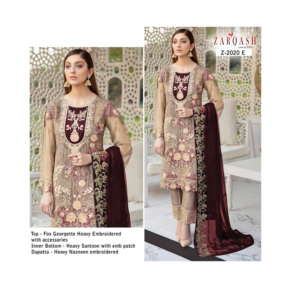 Best Ever Trending Fashion Embroidered Kurtis With Dupatta And Pant Available At Reasonable Price