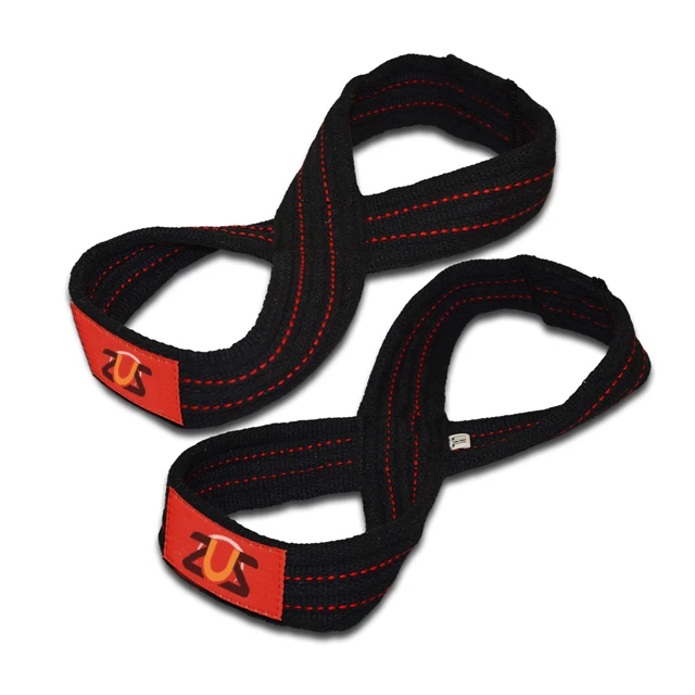 Wrist Neoprene padded strength bar support figure eight strap New cotton lifting figure strap Gym Exercise Training