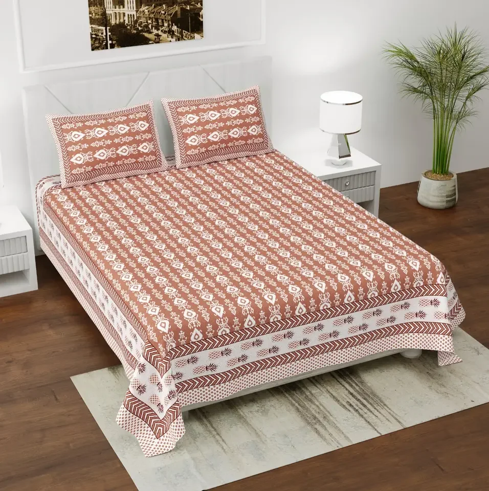 Handmade Quilt Hotel Bedding Wholesale Custom Printing Bedsheets Bed Sheet Duvet Cover 100% Cotton Fiber Polyester Quilt Cover
