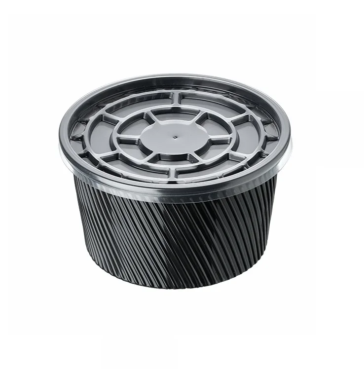 Plastic Soup Cups Round 350cc Polypropylene Material Orange White Color Best Quality and Price Made in Turkey