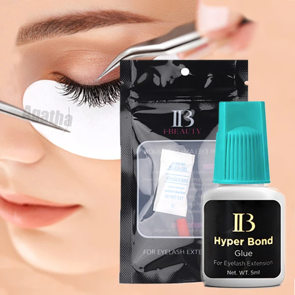 Wholesale Private Label waterproof eyelash extension ib hyper bond glue eyelash glue 0.5s fast dry Adhesive
