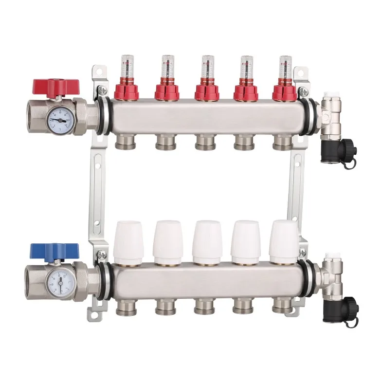 The popular style of Stainless Steel Radiant Heating Manifold Collector
