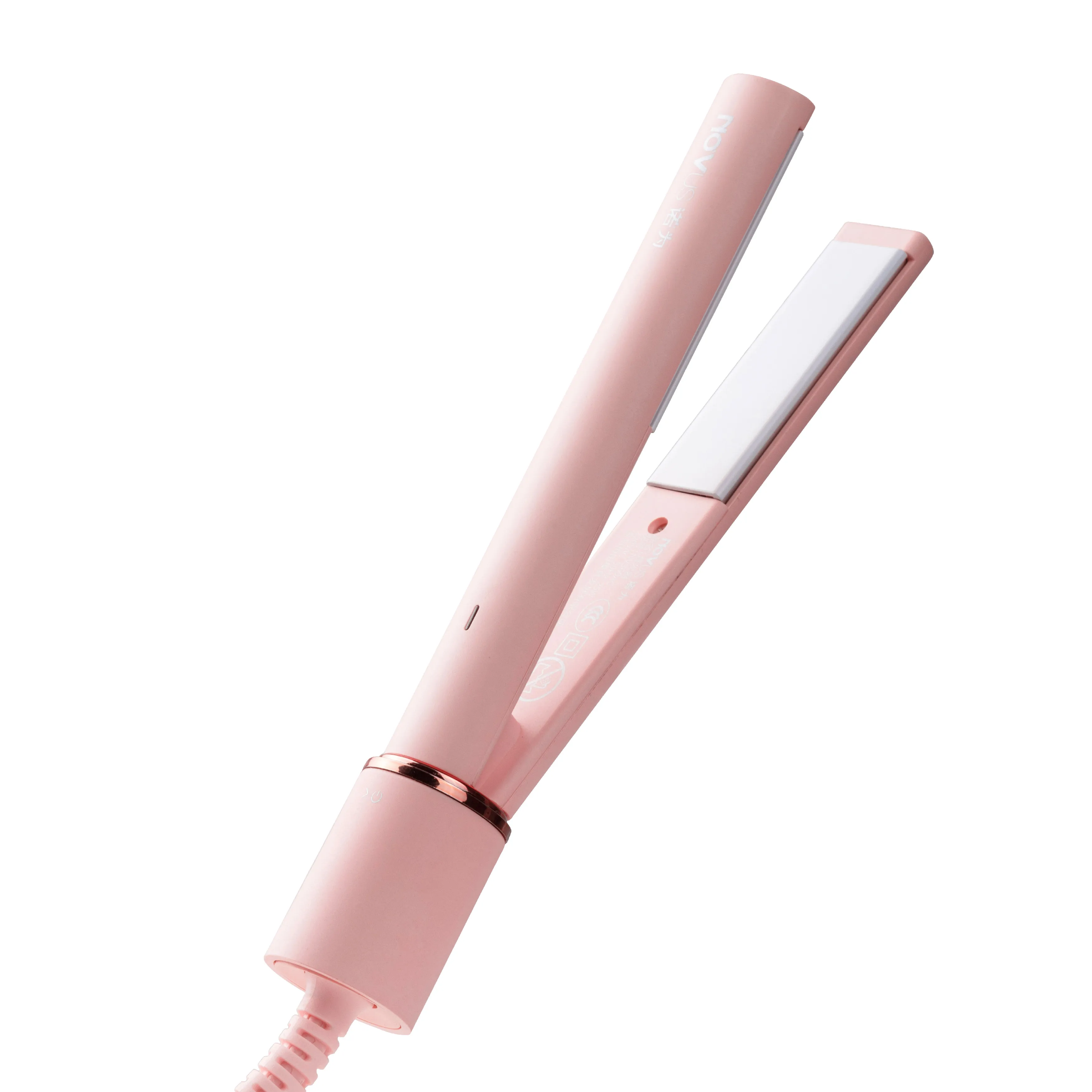High Quality Cheap Mini Travel Iron Titanio And Ceramic Plancha Ionica De Pelo With Led Display