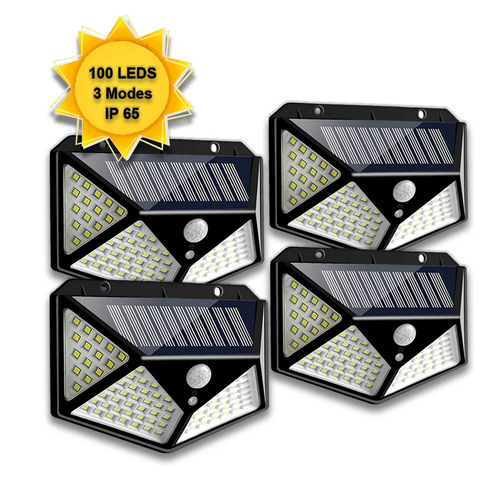 Outdoor 6W Solar LED Wall Lights Waterproof IP65 White Emitting for Garden and Landscape Wall Mounted lamp