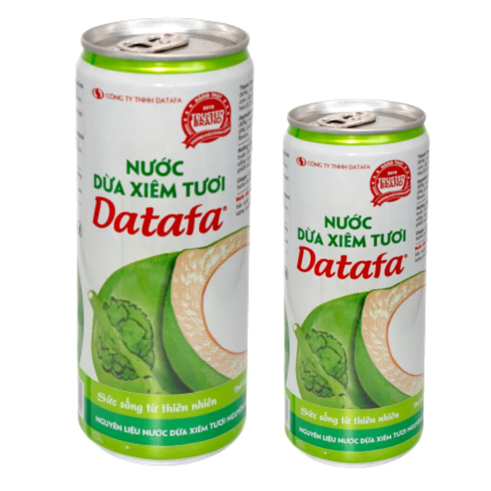 High Quality DATAFA Young Coconut Juice Fresh Coconut Including Coconut Pulp Free Sample From Viet Nam Manufactory Hot Product