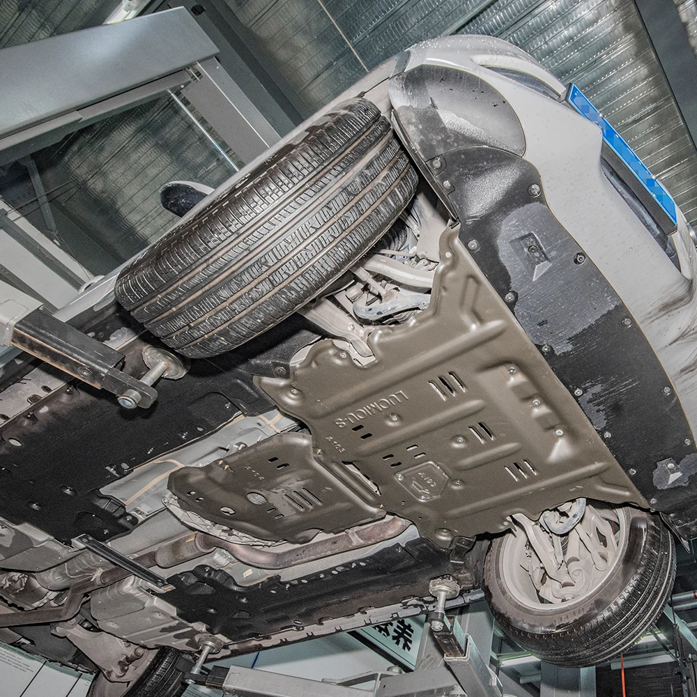 Aluminum alloy Alfa Romeo Stelvio under vehicle protection Skid Plate Engine Guard plate Transmission underbody ARMOUR