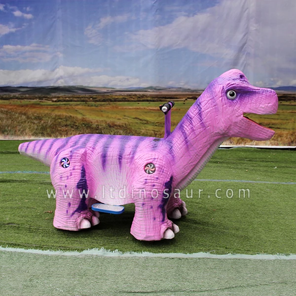 Coin Operated Game Horse Riding Kids Dinosaur Riding For Plaza