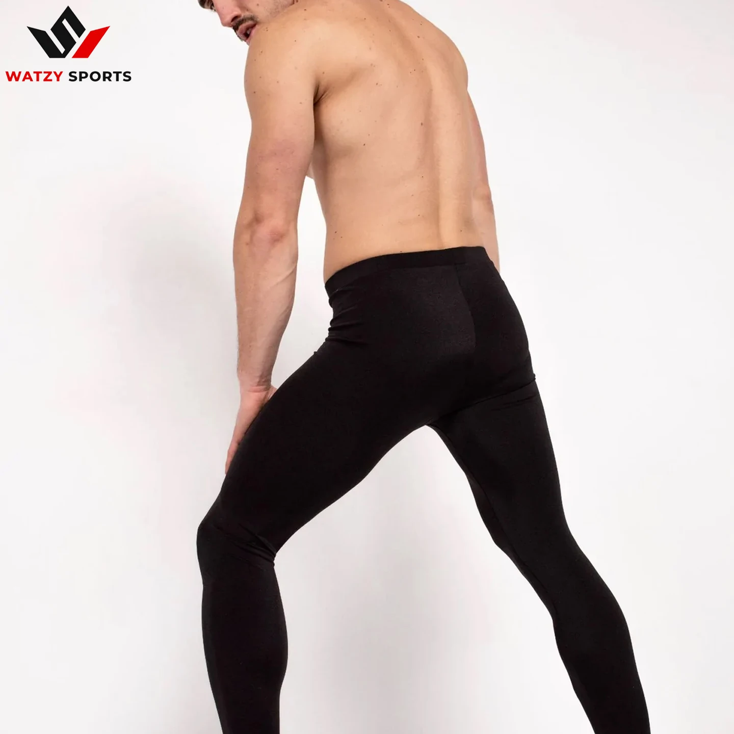 Custom Quick Dry Running  Compression Leggings For Men Fitness Tights Long Fitness Gym Leggings Compression Pants