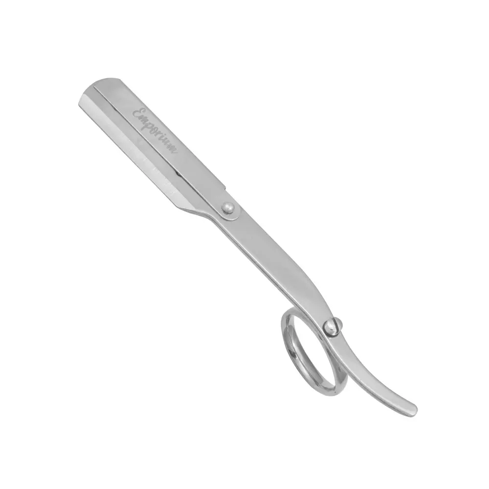 Latest Design Manual Shaving Folding Straight Barber Edge Steel Razors Beard And Hair Razor For Men