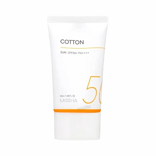 [MISSHA] All Around Safe Block Cotton Sun SPF50+ PA++++ 50ml K beauty Koreans supplier korean sunscreen