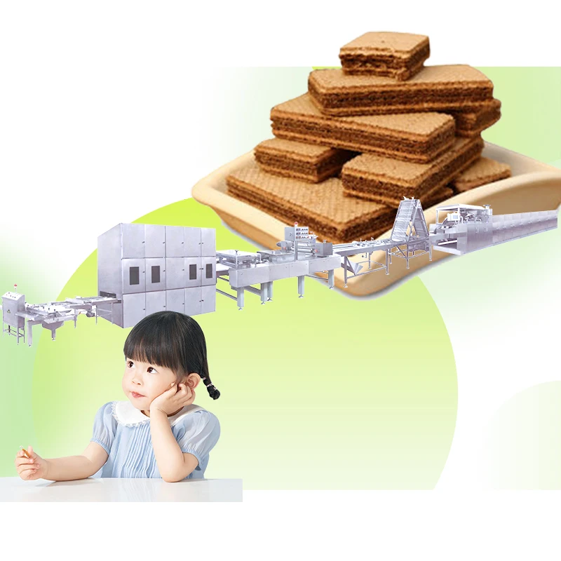 Full Automatic wafer biscuit production line, wafer forming machine
