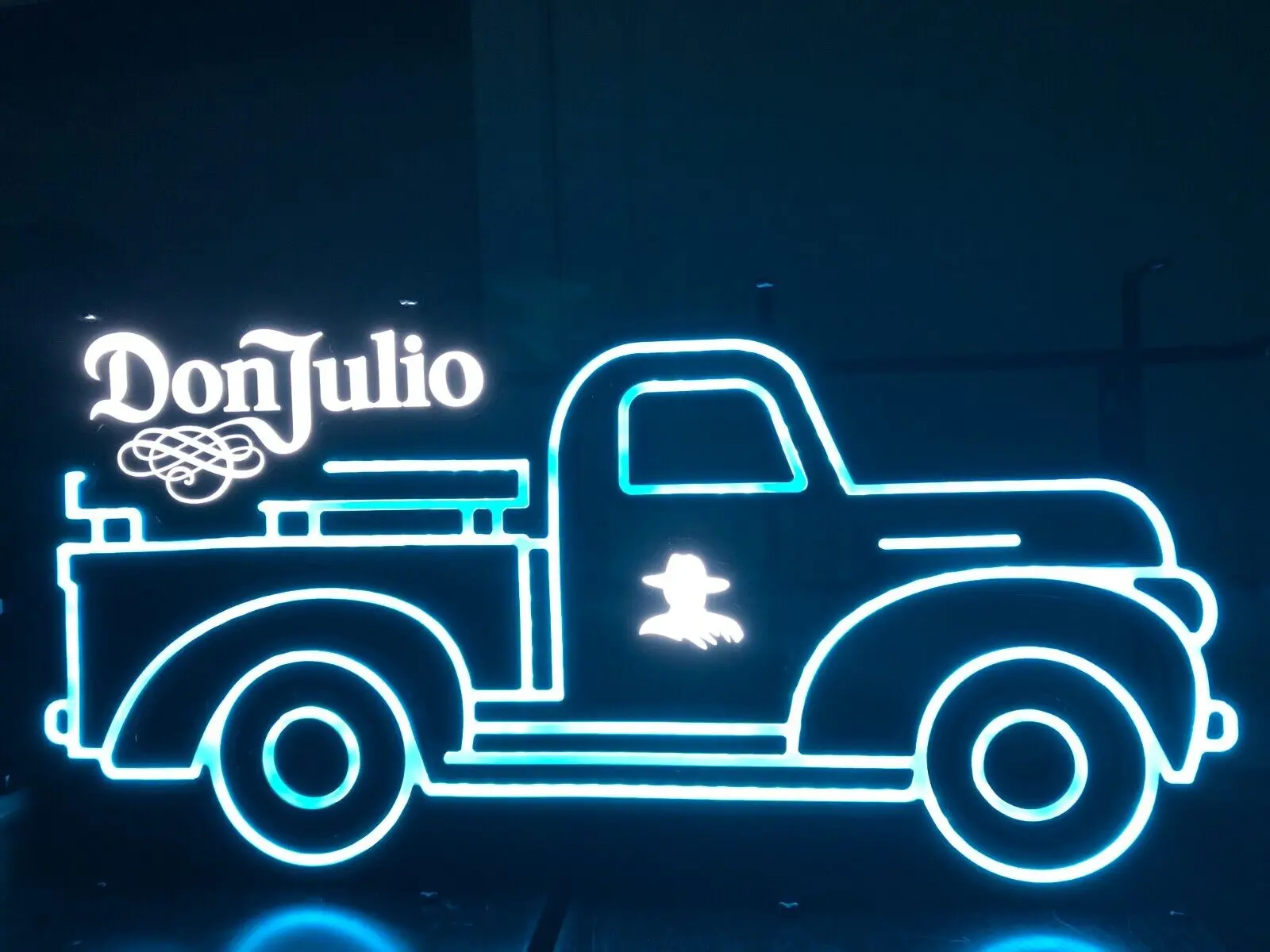DON JULIO TRUCK LED BAR SIGN MAN CAVE GARAGE DECOR LIGHT TEQUILA LED SIGN 1942 LED bottle glorifier, bottle glorifier, acrylic w