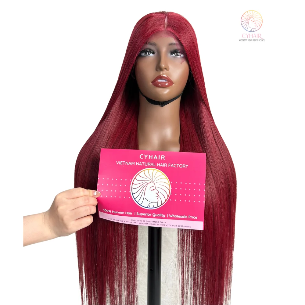 Must Buy Vietnamese Remy Hair Wigs Best Selling #C10 Bone Straight Hair Wig 26 Inch Cheap Human Hair Wigs In Nigeria