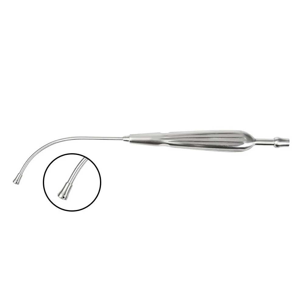 CE ISO 13485 Approved New Non Magnet Stainless Steel Yankauer Suction Tube Vaccination and Puncture General Surgery Instruments