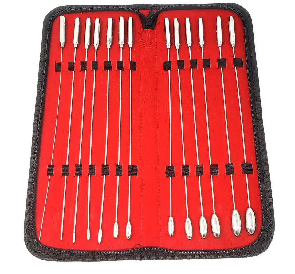 13 Pc Set of Bakes Rosebud Uterine Urethral Dilator With Carrying Case-German New CE ISO APPROVED Used For Urology Instruments