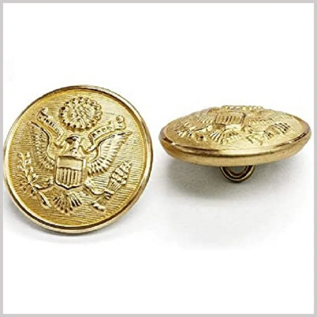 Mushroom Shank Metal Buttons Customized Uniform Buttons