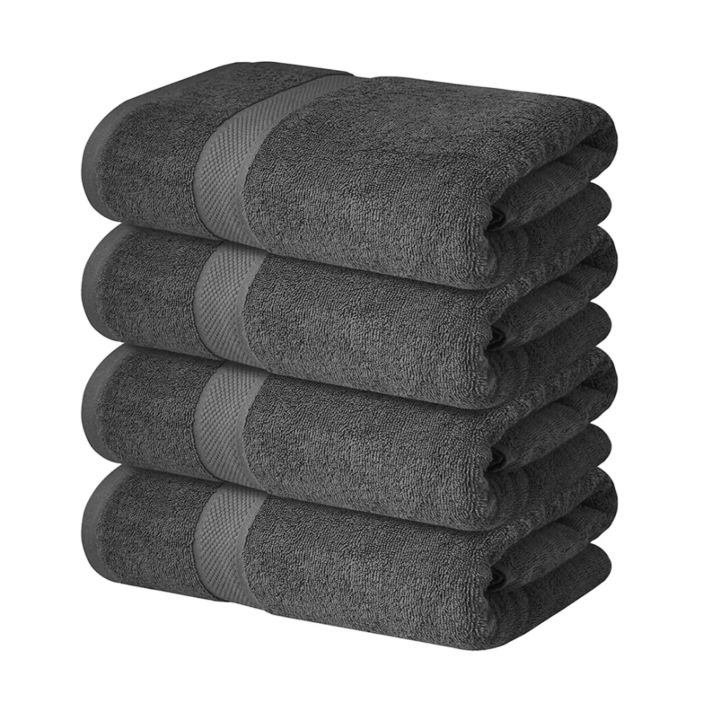 Premium Quality Solid Color Cheap Price Hot Selling 100% Cotton Customized Design Logo Hotel Bath Towel Durable Bath Towels