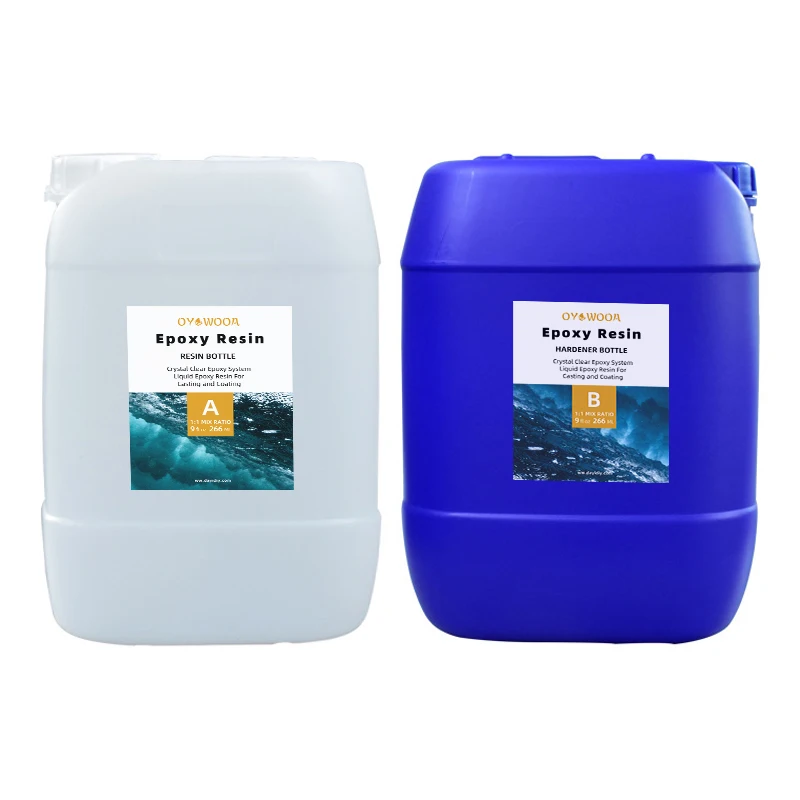 Epoxy Resin 2:1 Price, Fire Resistant Heat Resistant Crystal Transparent Wholesale Epoxy Resin Transparent and Not Yellow