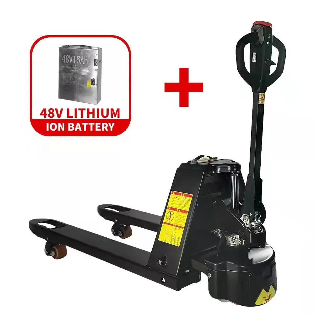 Powered Hydraulic Pallet Jack 2000kg Capacity Full Electric Pallet Truck