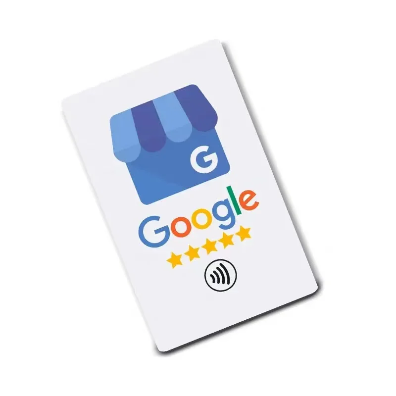13,56 mhz Водонепроницаемая социальная сеть NFC Google обзор табличка с печатью NFC визитная карточка