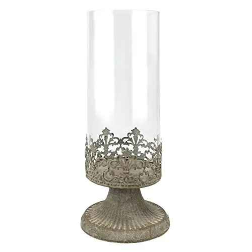 Handmade Cheap Long Stem Glass Candle Holder Glass For Wedding Clear Glass Candle Holder