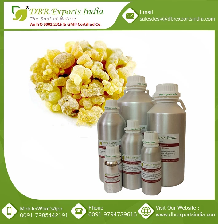 Pure & Natural Frankincense Oil supplier at wholesale price Certified Boswellia Serrata Oil at wholesale price