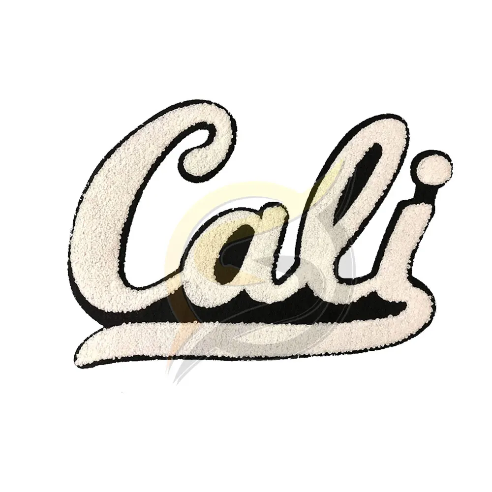 Wholesale Chenille Patches Colorful Chenille Embroidered Patches For Clothing Custom Logo High Quality Embroidered Patches