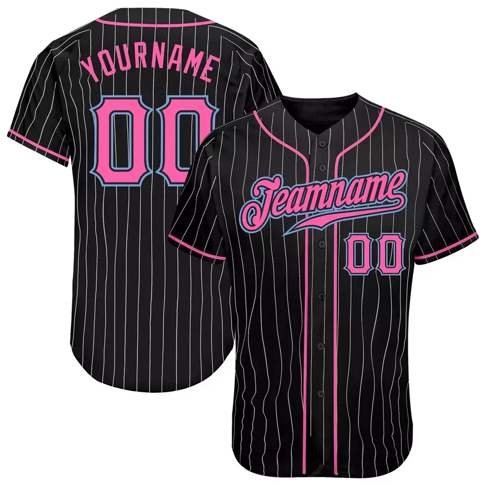 Unisex Customized Baseball Jersey T-Shirt Sublimation Blank Jersey Sports Team Quick Dry Plus Size Comfortable Cheap Shipping