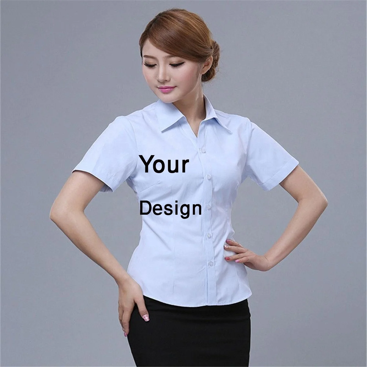 Custom Logo Fashionable Ladies Formal Clothing Shirt For All Ages Women Manufacture Sustainable Cheap Price Wholesale From BD