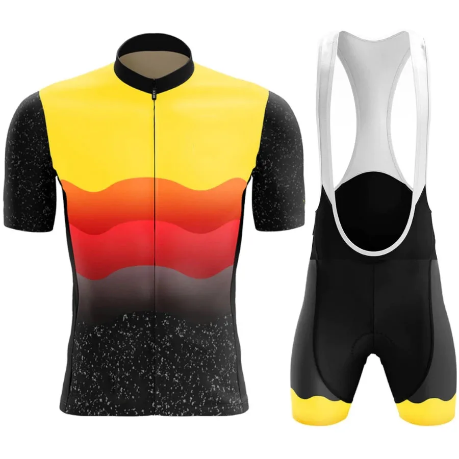 YKYWBIKE Winter Long Sleeve MTB Bicycle Clothing Bike Clothes Sportswear Wear Suit 10 color Thermal Fleece Cycling Jerseys Set
