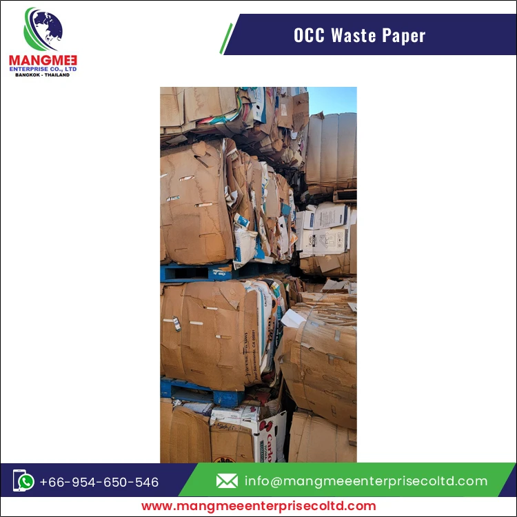Thailand Origin Dealer Selling Excellent Paper Grade OCC Waste Paper Scrap for Recycling | Free Samples Available