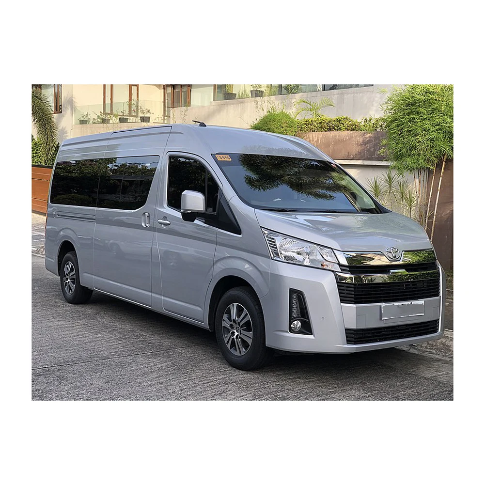2015 Used Toyota Hiace Mini Bus High Roof RHD Germany Turbo Engine Petrol/Gas Fuel Leather Seats Light/Dark R17 RWD Car Pickup