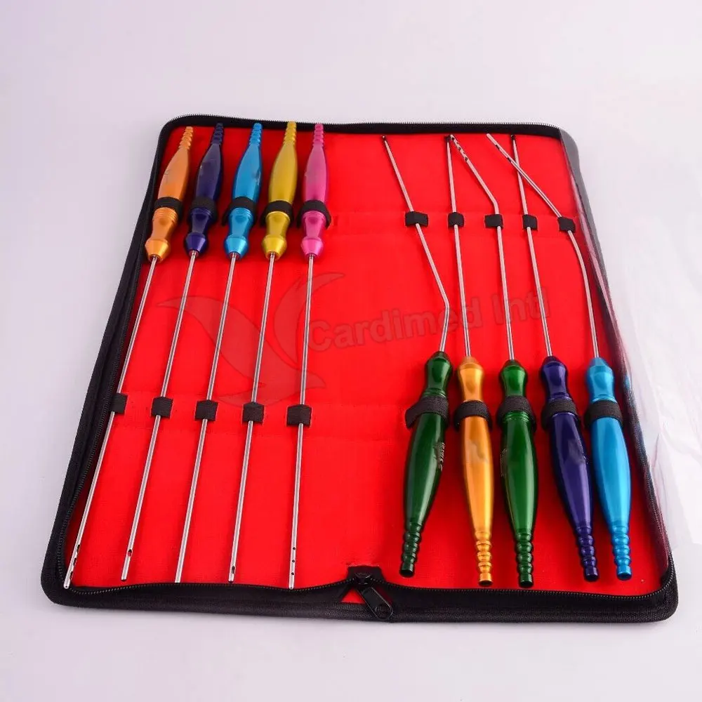 Top High Quality Stainless Steel Liposuction Cannula Set New Arrival Cheap Price Liposuction Cannula Set