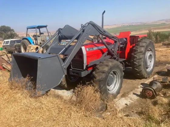 Massey Ferguson tractor wholesale loaded in container MF 290 385 240 135 165 188 Tractors fairly used red colour high efficiency