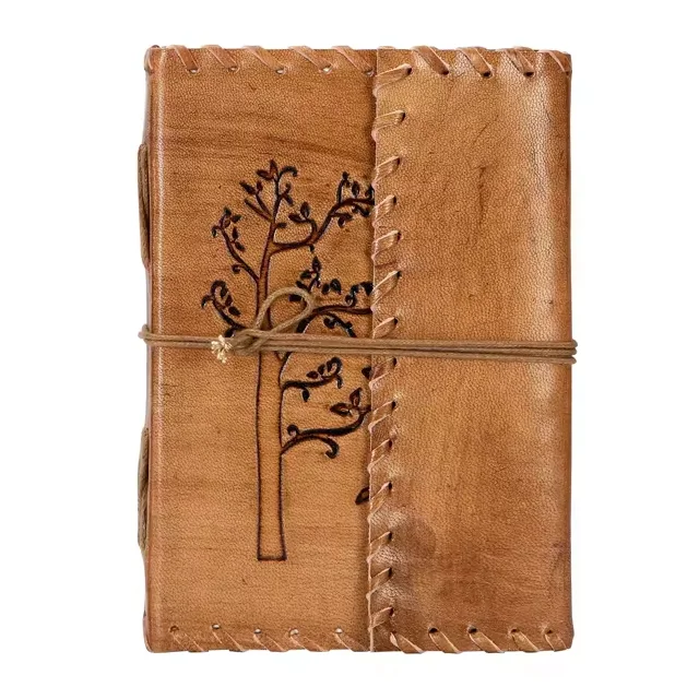 Top Sell 2024 Vintage Genuine Leather Non-Blotting Journal Diary Notebook For Sale By Indian Exporters