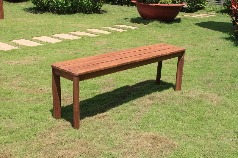 Wholesale Traditional Classic Wooden Stool Bench Backless Restaurant Bench School Bedroom Villa Bathroom Modern Garden Patio
