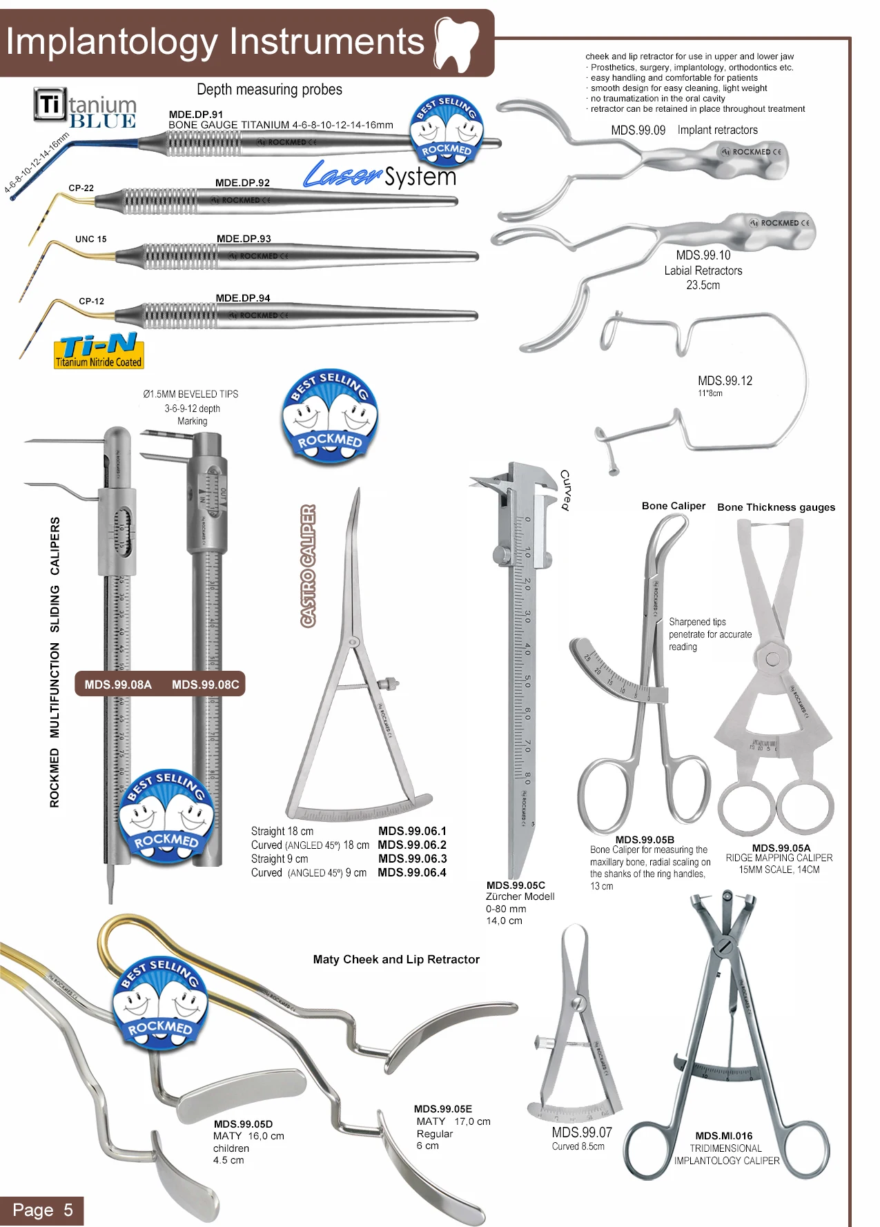 PERIODONTAL MICROSURGERY VISTA TUNNELING INSTRUMENTS KIT BLUE TITANIUM Dental Instruments Pakistan