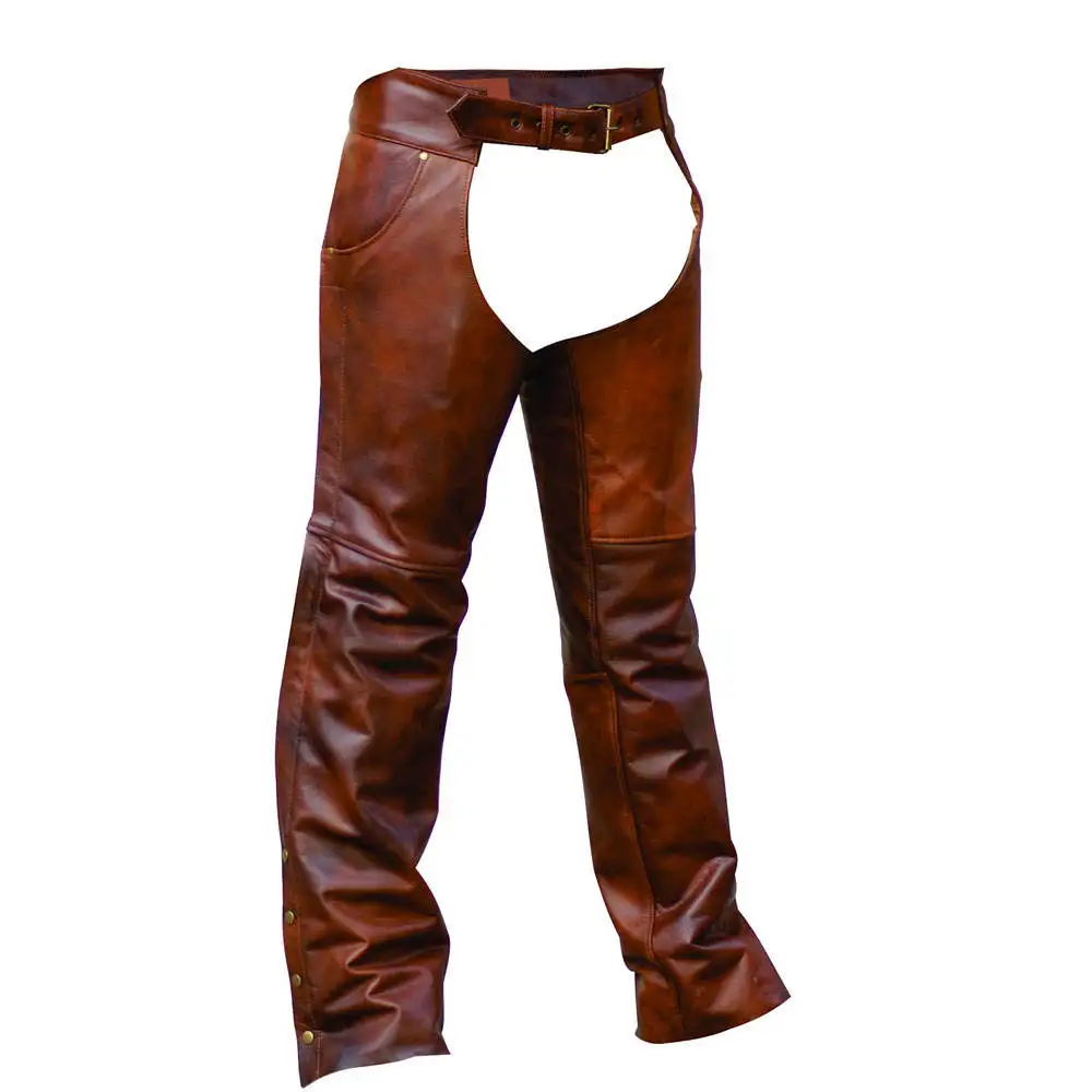 Waterproof Breathable Motorcycle Leather Chaps Unique Design Own Your Cheap Price Best Quality Motorbike Chaps