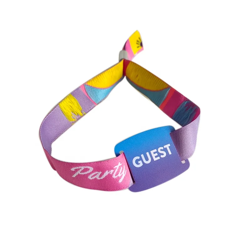 Festival Waterproof NFC NTAG213 Fabric Bracelet