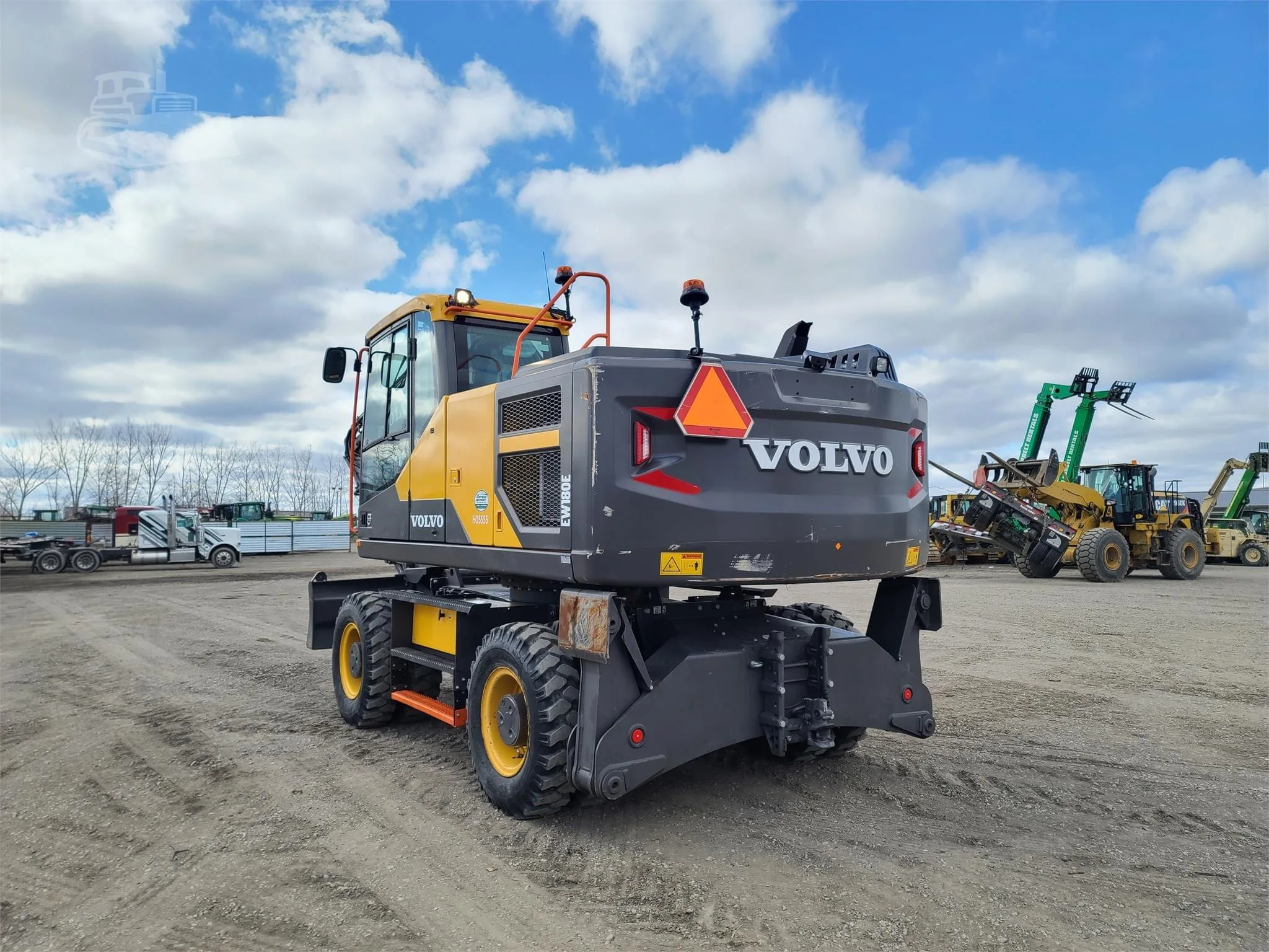 Hot Boutique VOLVO EW180E Used  Wheel  Excavator  To Provide Quality Assurance Car Condition First-class  Excavators