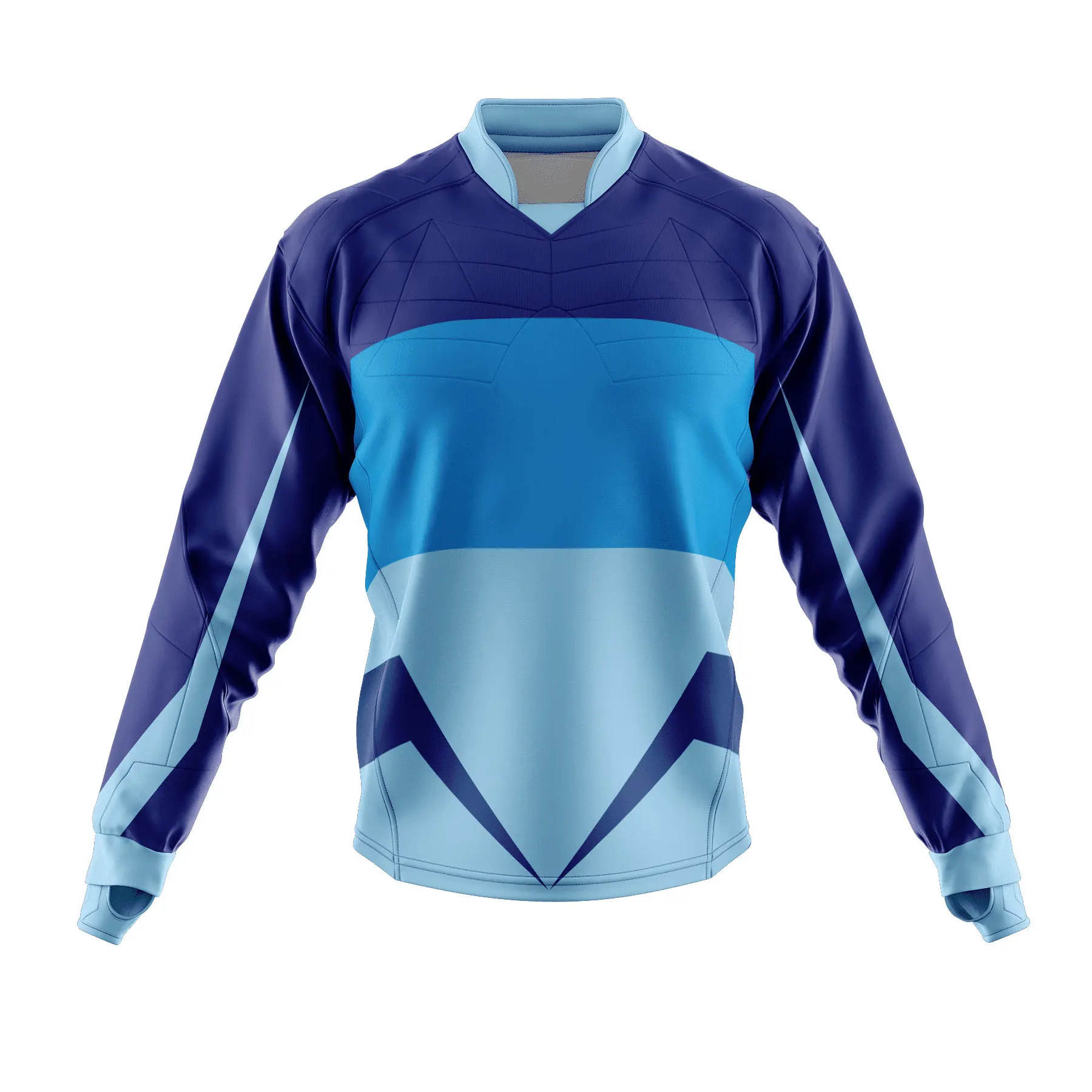 Top Grade Long Sleeve Fully Custom Sublimation Paintball T-shirt, Durable and Lightweight 100% Polyester Paintball T-shirts