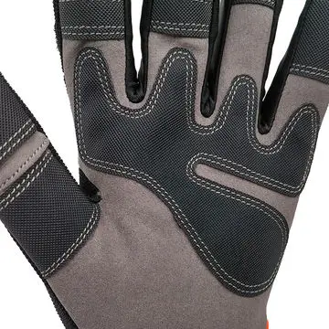 Customized Flexible Leather Protective Mechanic Gloves for Construction Work Wear Safety Hand Gloves