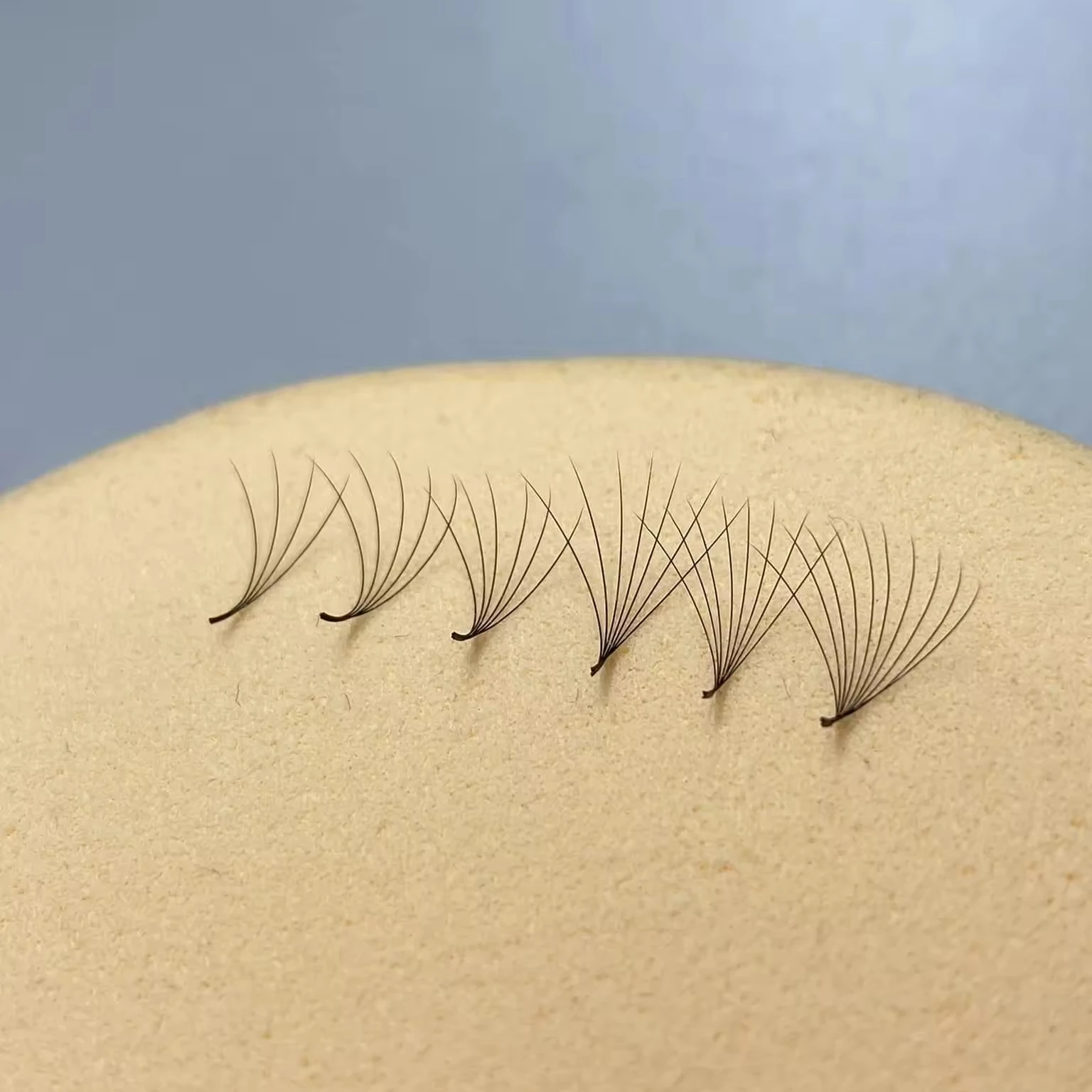 Custom Logo Eyelash Extensions Loose 500 Fans Box Black Promade 6D Synthetic Hair Handmade Fans with 7D Model Lashes