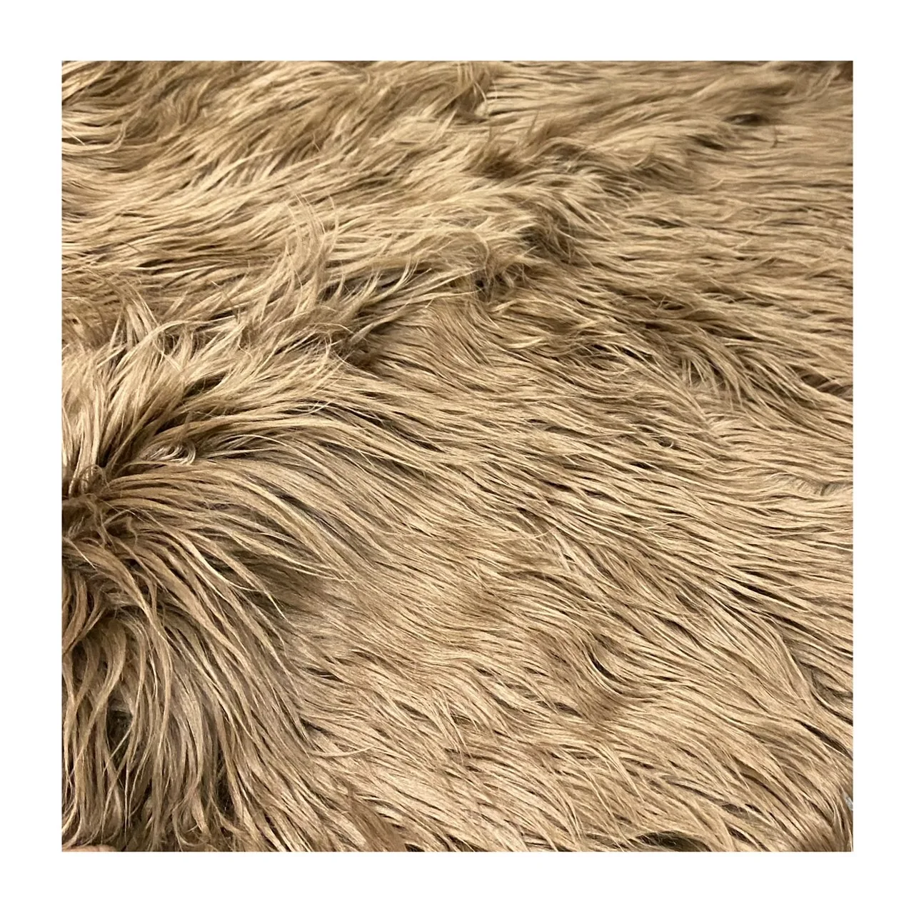 Artificial Faux Fur Fabric Luxury Quality Knitted Fairy Long Hair used to make winter clothing fashionable jackets Accessory